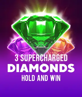 Game cover: 3 Supercharged Diamonds: Hold and Win